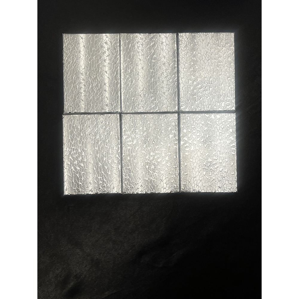 Silver Textured Gift Box ~2.5" – Pebbled / Alligator Embossed